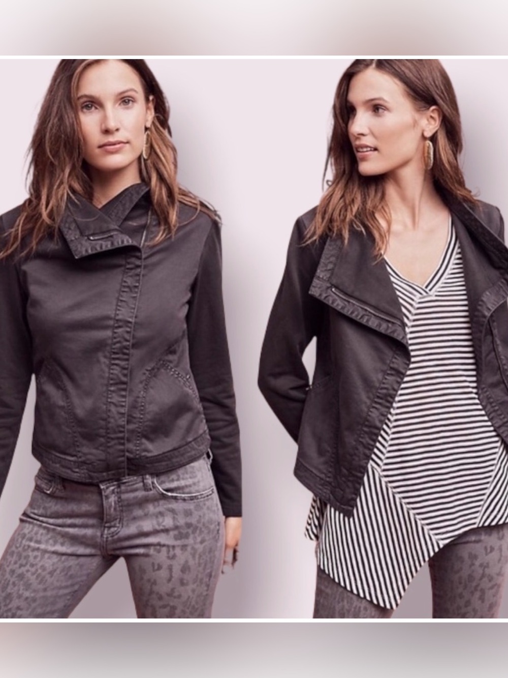 Marrakech Faravel Moto Jacket washed gray large - discontinued!